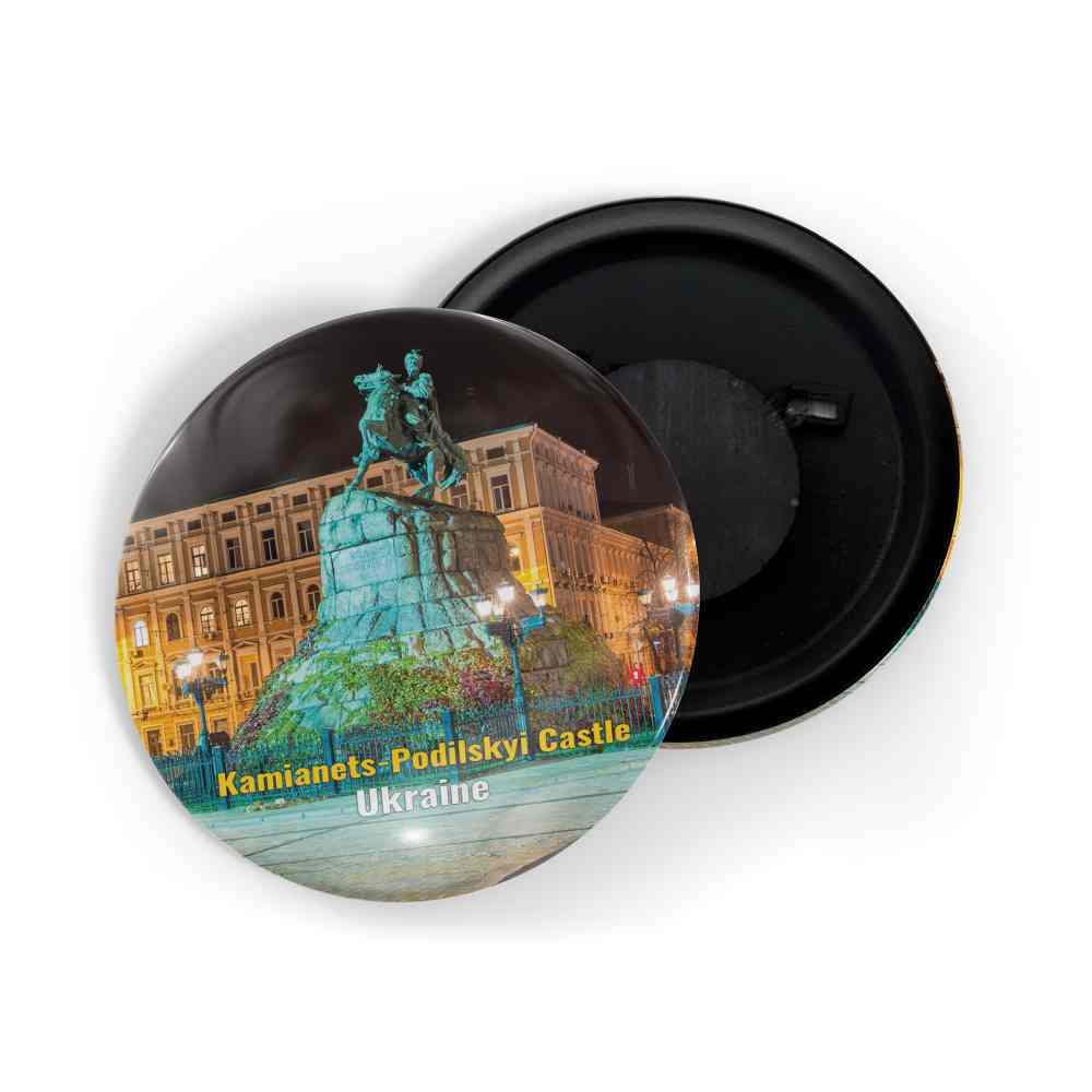 dhcrafts Fridge Magnet Multicolor Famous Tourist Place Kamianets-podilskyi Castle Ukraine D2 Glossy Finish Design Pack of 1